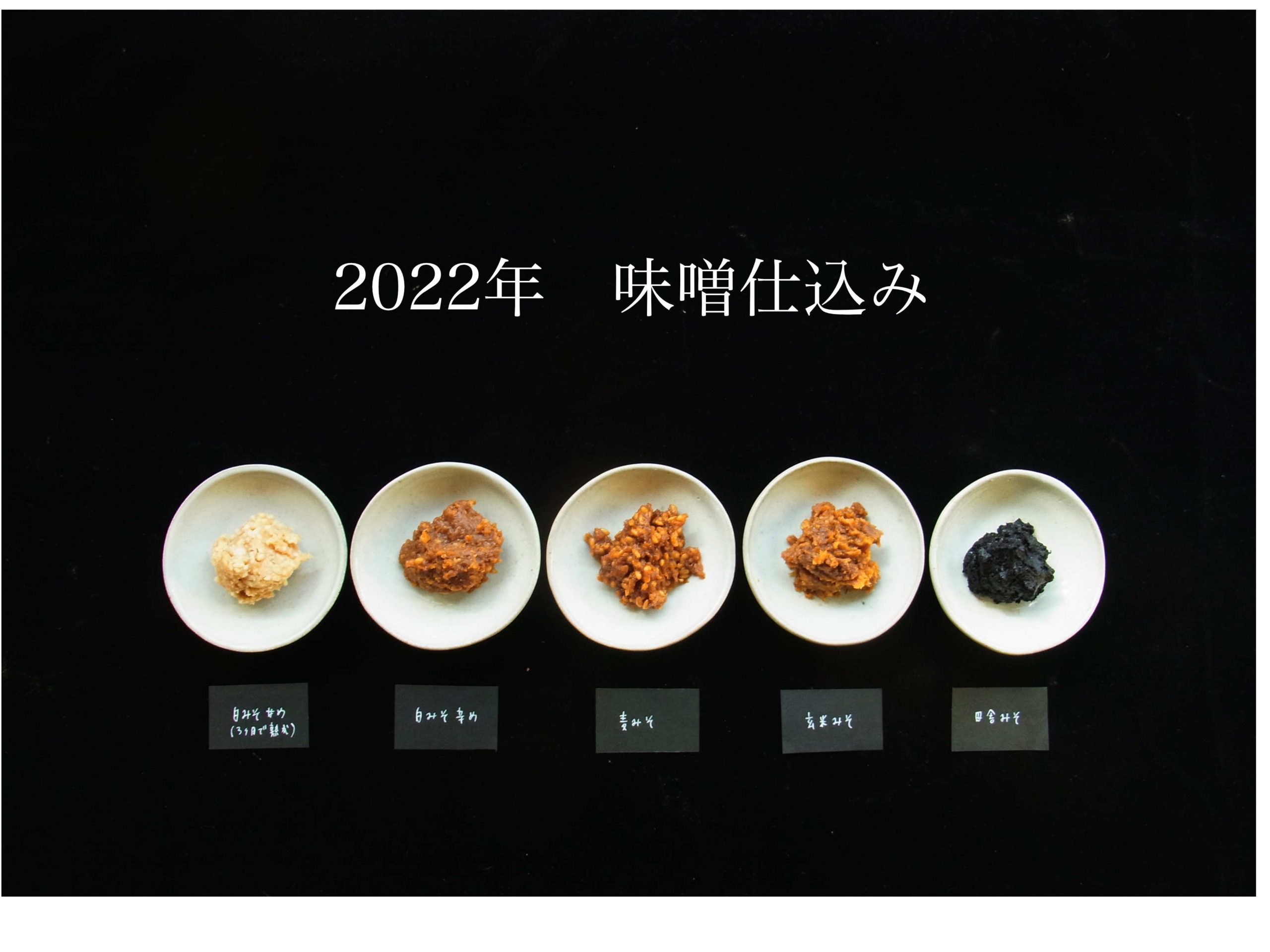 2022年　「古来種野菜と味噌仕込みセット」を限定発売します。