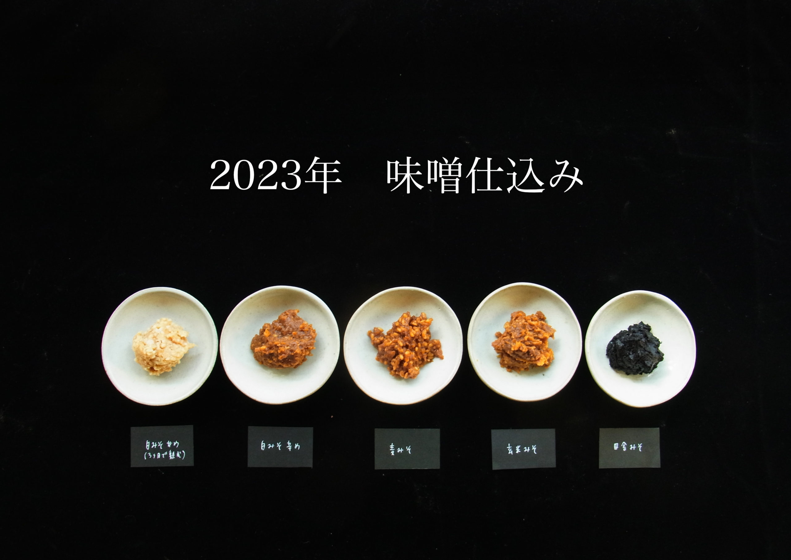 2023年　「古来種野菜と味噌仕込みセット」を限定発売します。